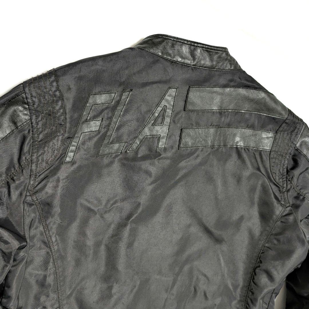 極美品✨ DIESEL　DAYTONA　ライダースジャケット　異素材切り替え　L