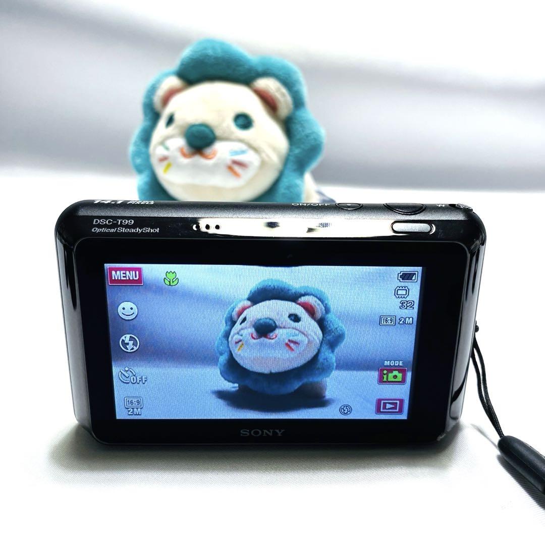デジカメ Sony Cyber-shot ブラック SONY DSC-T99