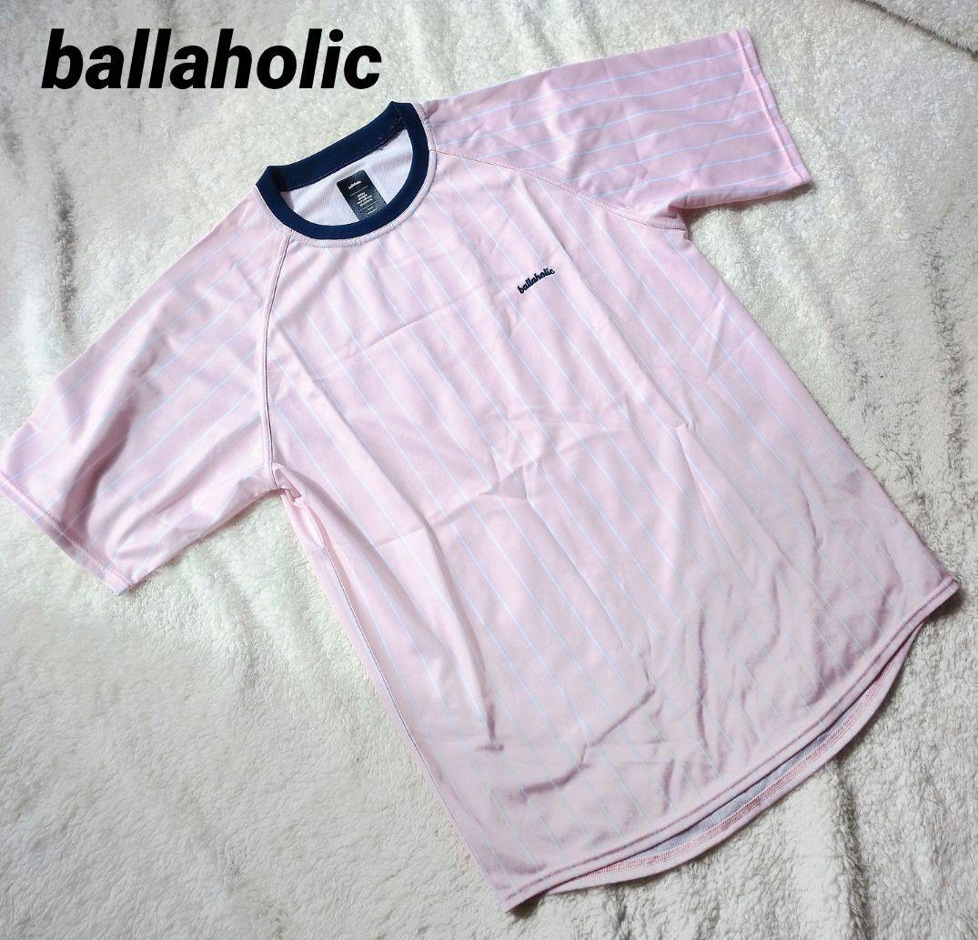 美品 ballaholic ボーラホリック　ストライプ 半袖 XL