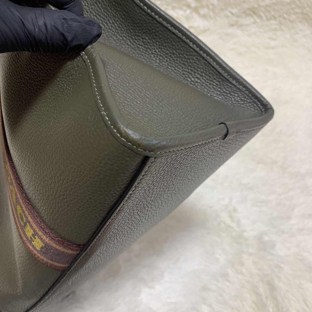 美品 COACH コーチ G2377-CM716 スミスラージ レザー A4 画像14