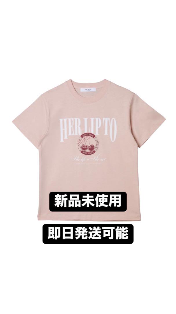 【新品未使用】 herlipto Classic Cherry Tee pink
