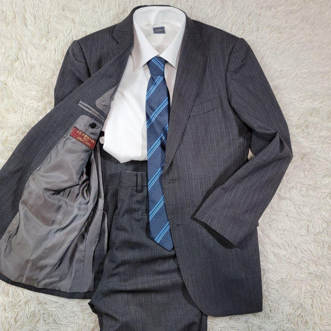 美品 ザスーツカンパニー スーツ SUPERIOR WOOL 120s