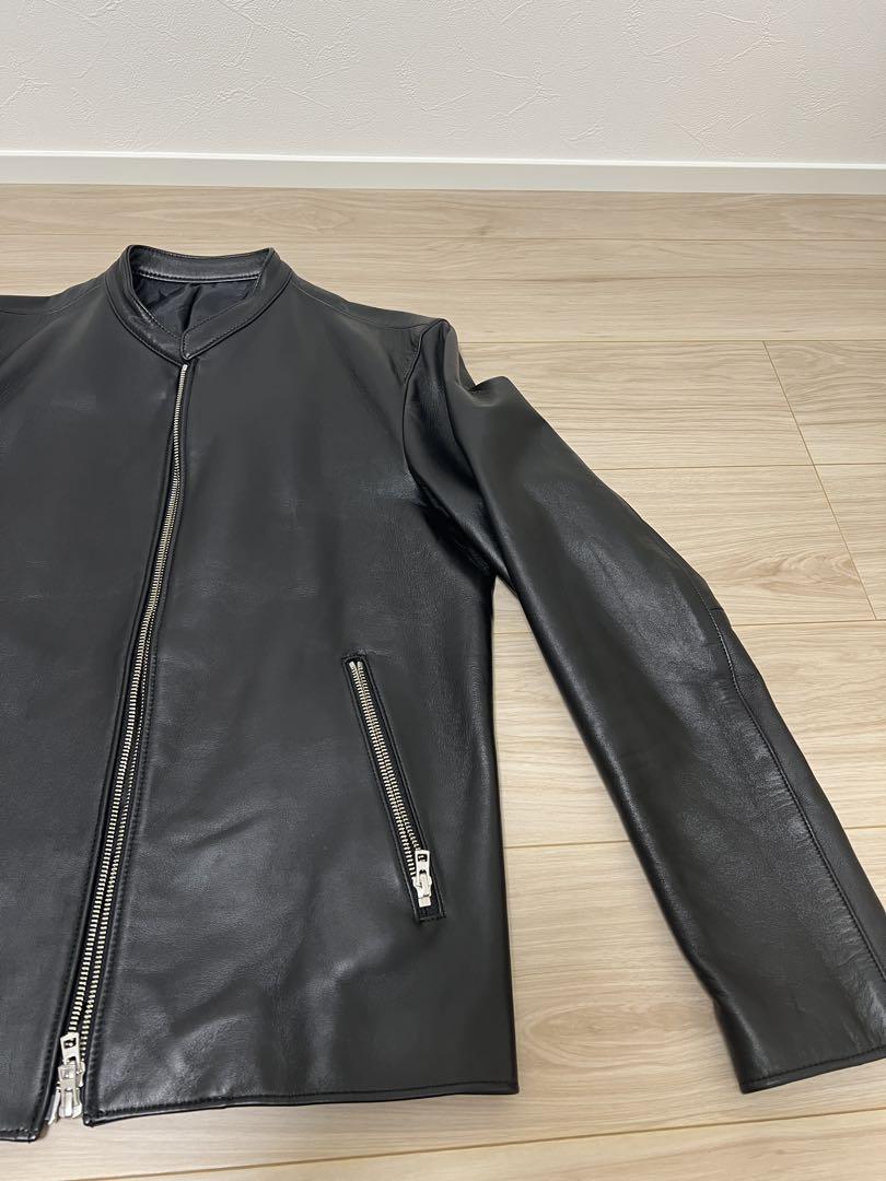 LIDnM レザージャケットシングル　ラムレザー　ライダース