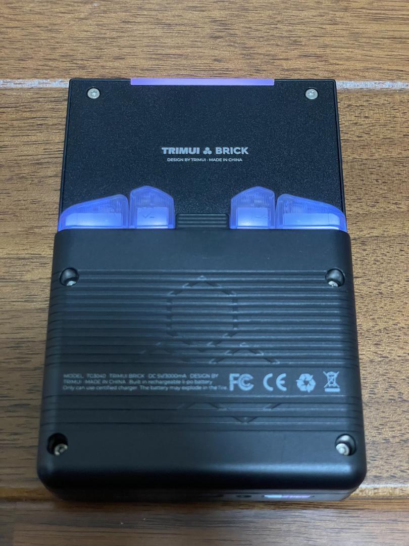 TRIMUI BRICK 64GB ブラック クリアボタン ガラスフィルム付属