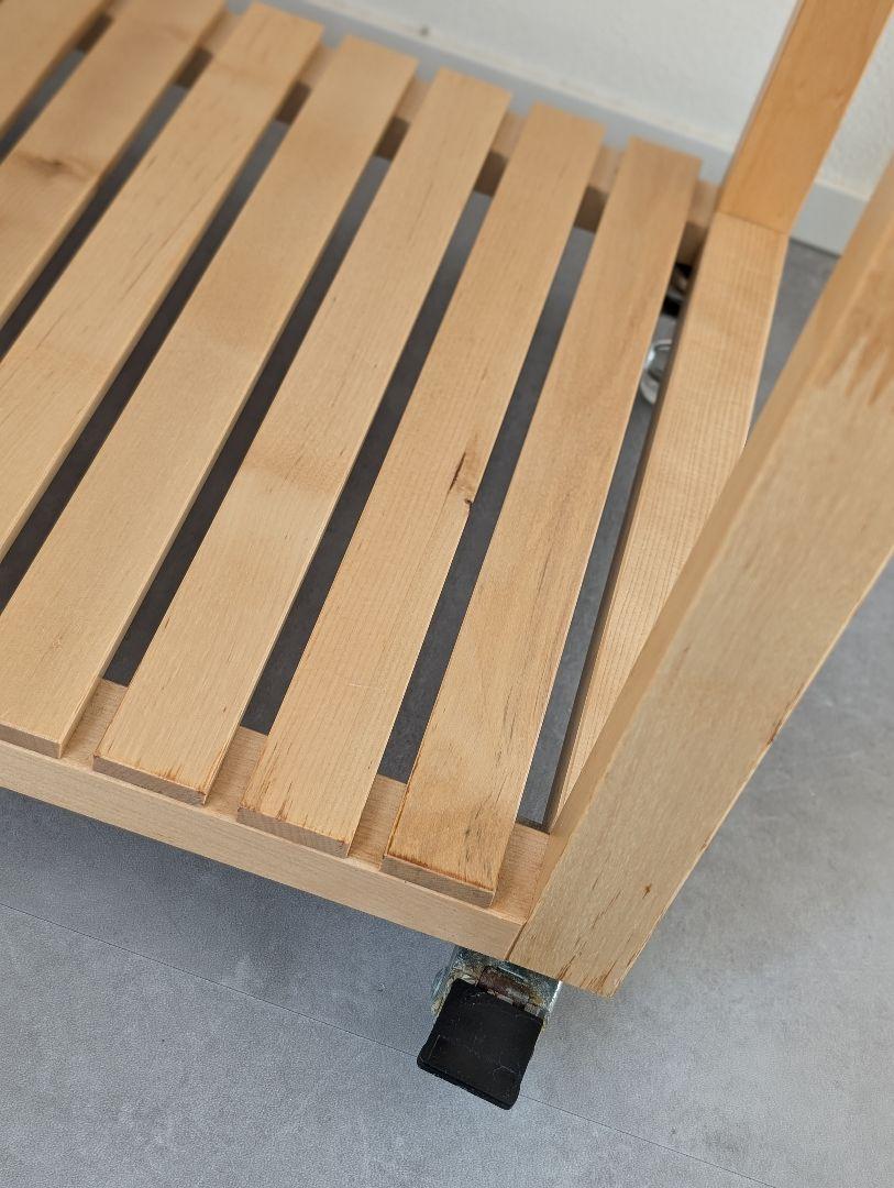 廃盤 IKEA MOLGER キッチンワゴン ワゴンラック イケア 木製