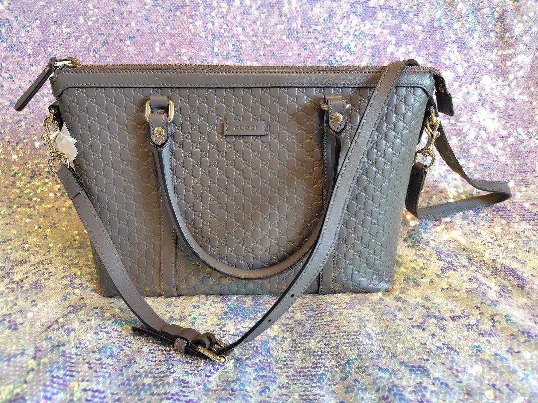 GUCCI グッチ マイクログッチシマ トートバッグ