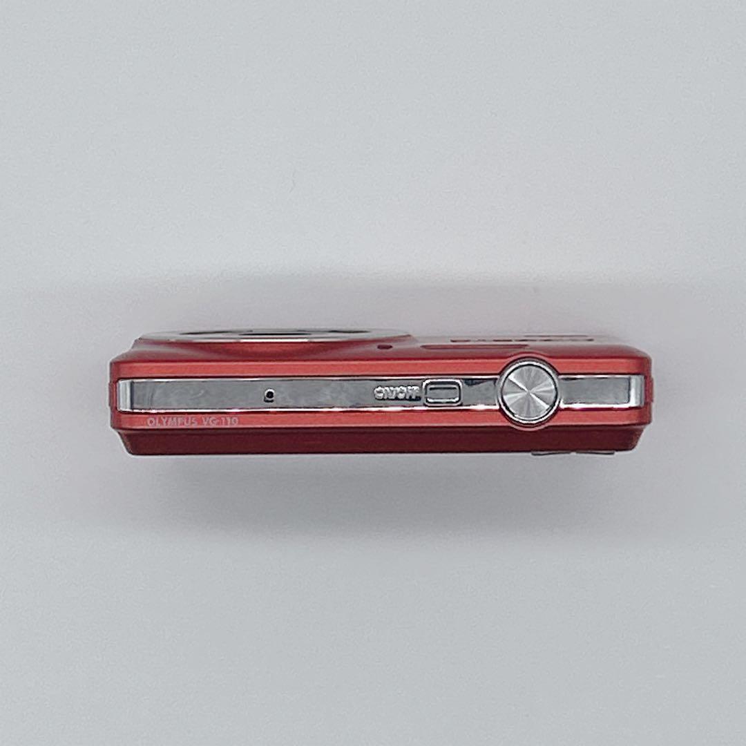 【完動品】OLYMPUS VG-110 レッド コンデジ 充電器 バッテリー