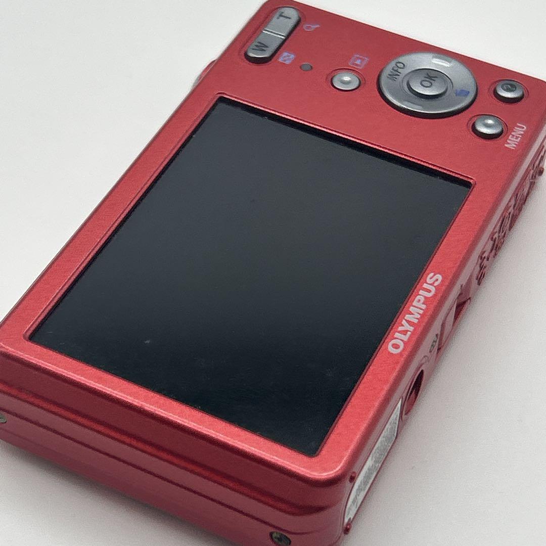 【完動品】OLYMPUS VG-110 レッド コンデジ 充電器 バッテリー