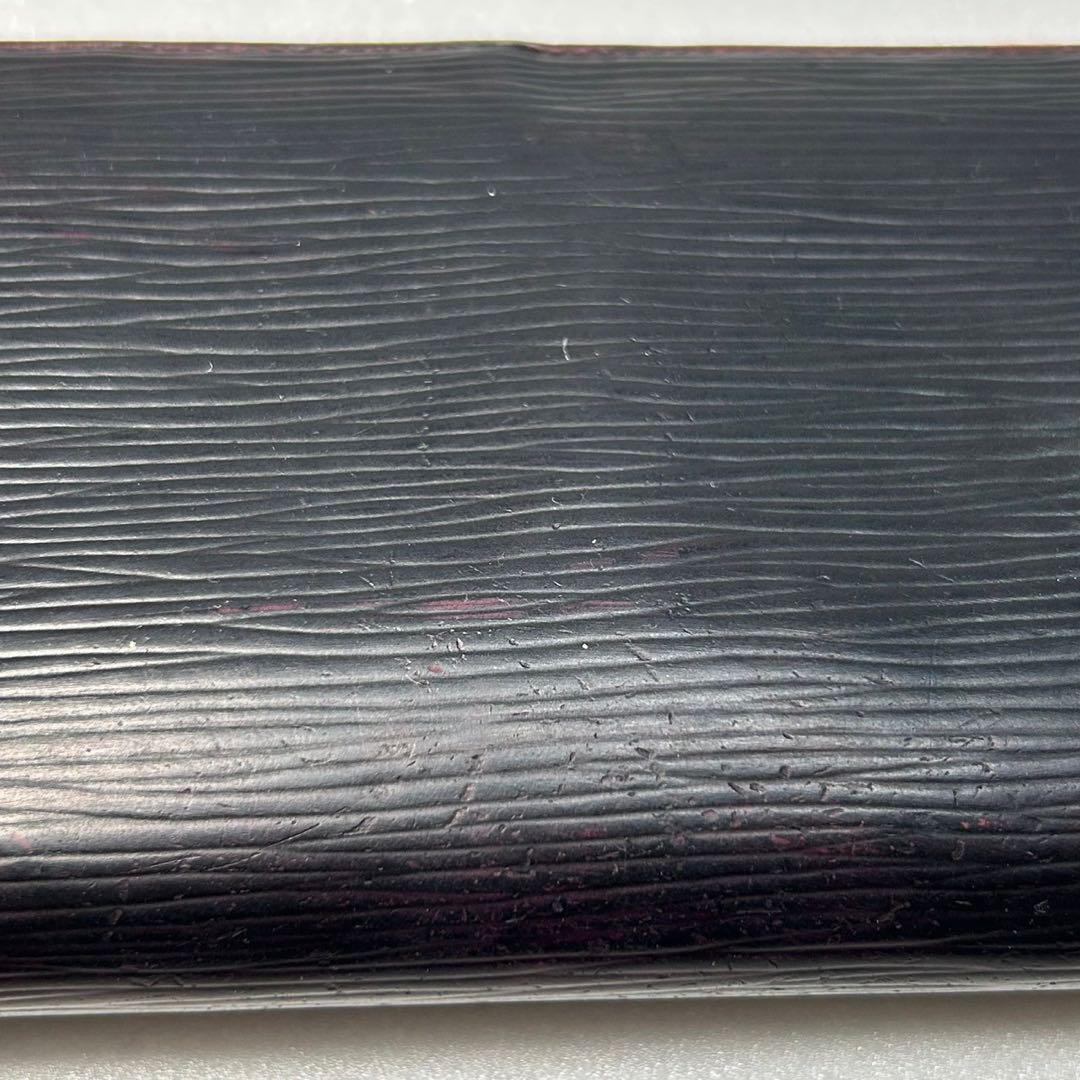 【良品】LOUIS VUTTON ルイヴィトン　ラウンドファスナー　エピレザー