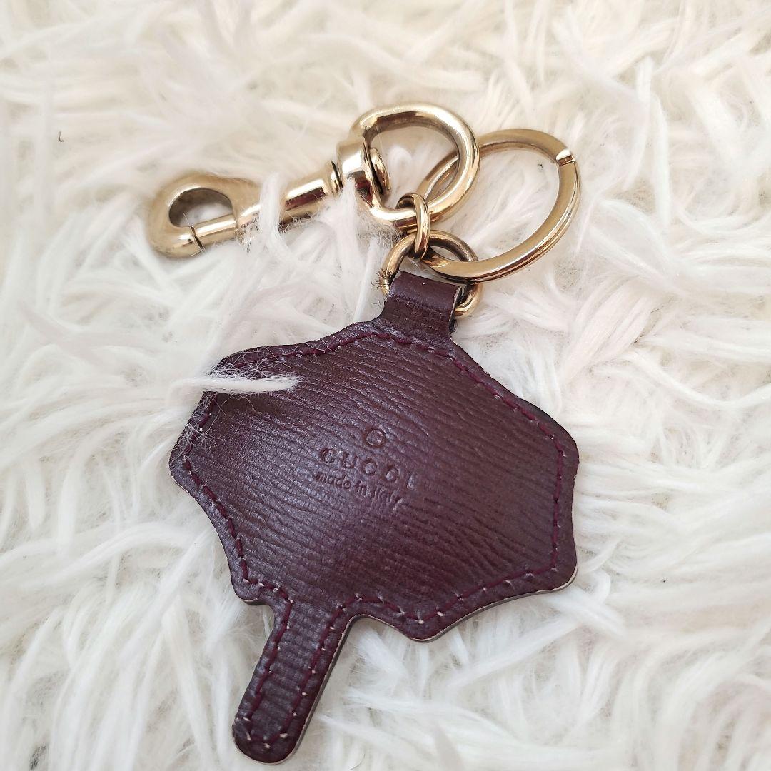 ⭐美品⭐GUCCI 傘 モチーフ チャーム レザー インターロッキングG ⭐美品⭐GUCCI 傘 モチーフ チャーム レザー インターロッキング