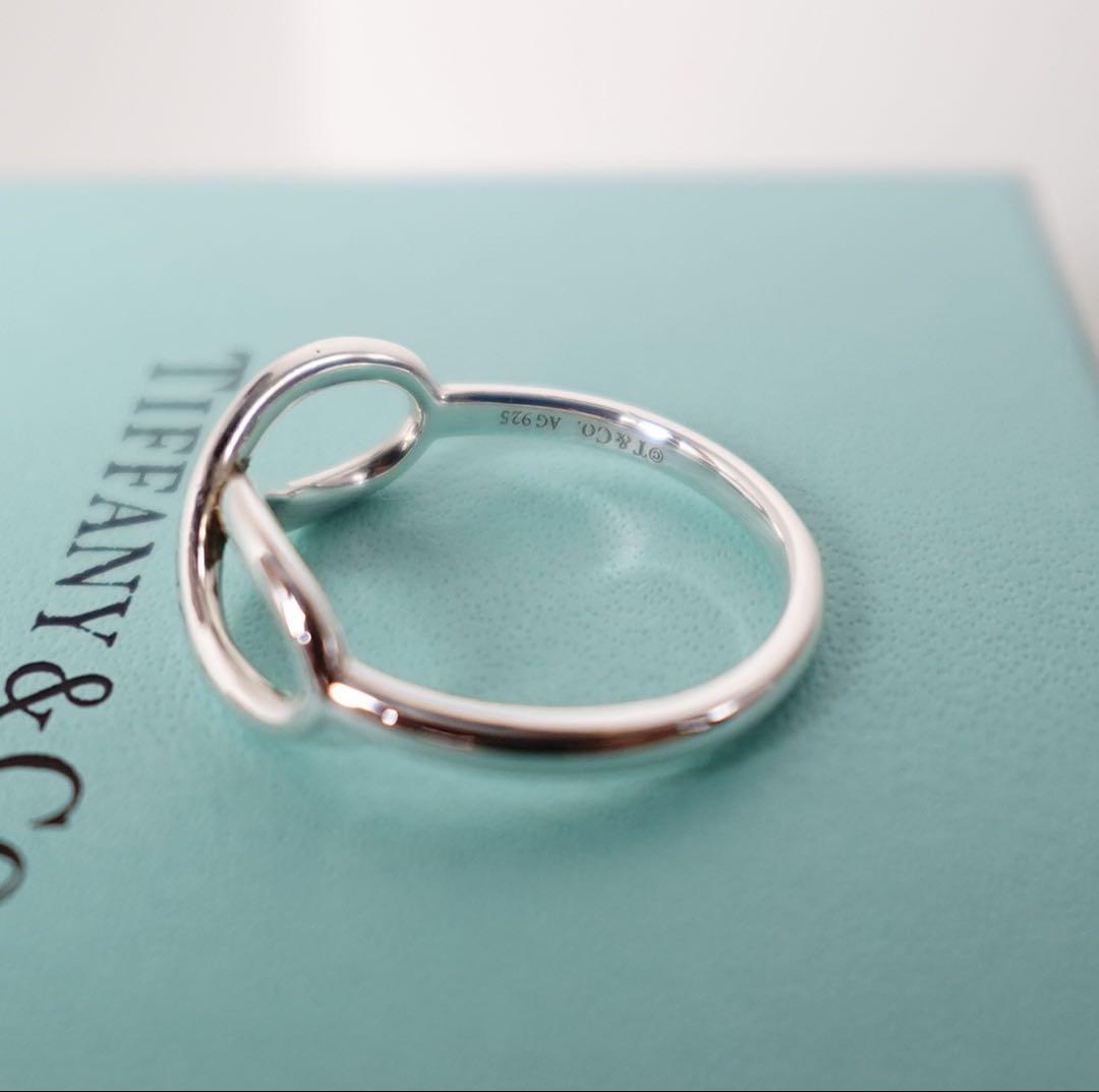 TIFFANY&Co. インフィニティ　リング　指輪　シルバー925 14.5号 TIFFANY&Co. インフィニティ リング 指輪 シルバー925 14.5号