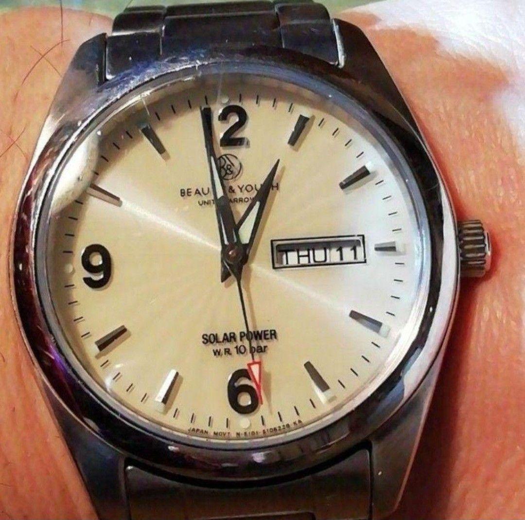 BF21 ユナイテッド・アローズ ビュティー&ユース ソーラー稼働品 曜日・日付 BF21 ユナイテッド・アローズ ビュティー&ユース ソーラー稼働品 曜日・日付