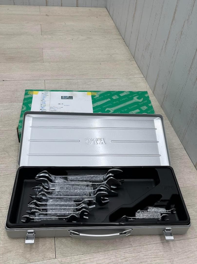 新品 KTC スパナセット 10本組 S2 メタルケース入 EKB-2