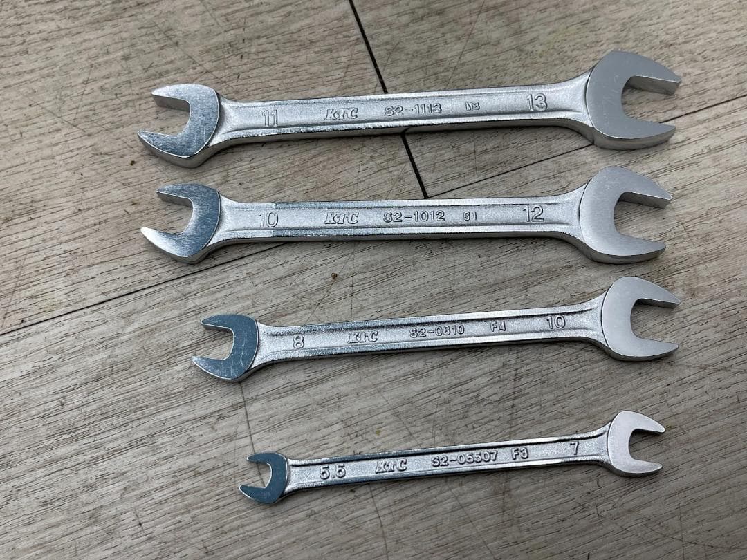 新品 KTC スパナセット 10本組 S2 メタルケース入 EKB-2 S2 新品 スパナセット 10本組 EKB