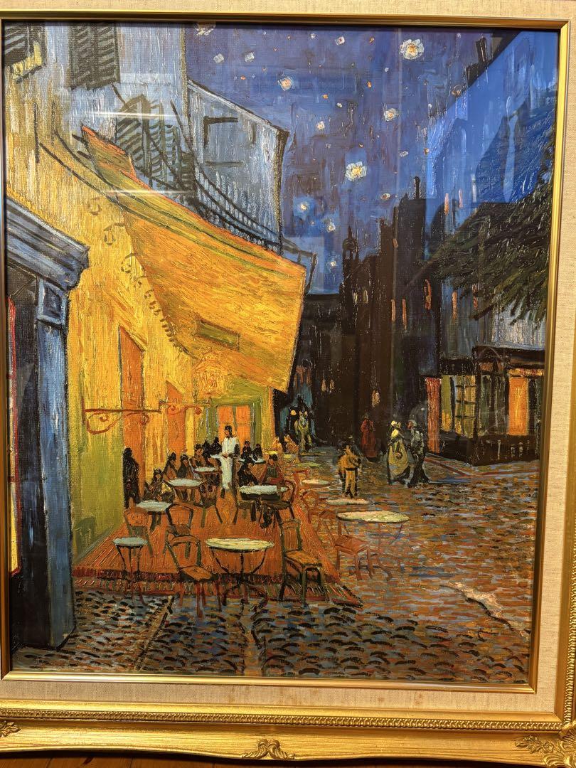 74.5cmフィンセント・ファン・ゴッホ「夜のカフェテラス」ファイングラフィ フィンセント・ファン・ゴッホ / Cafe Terrace at Night | 壁紙