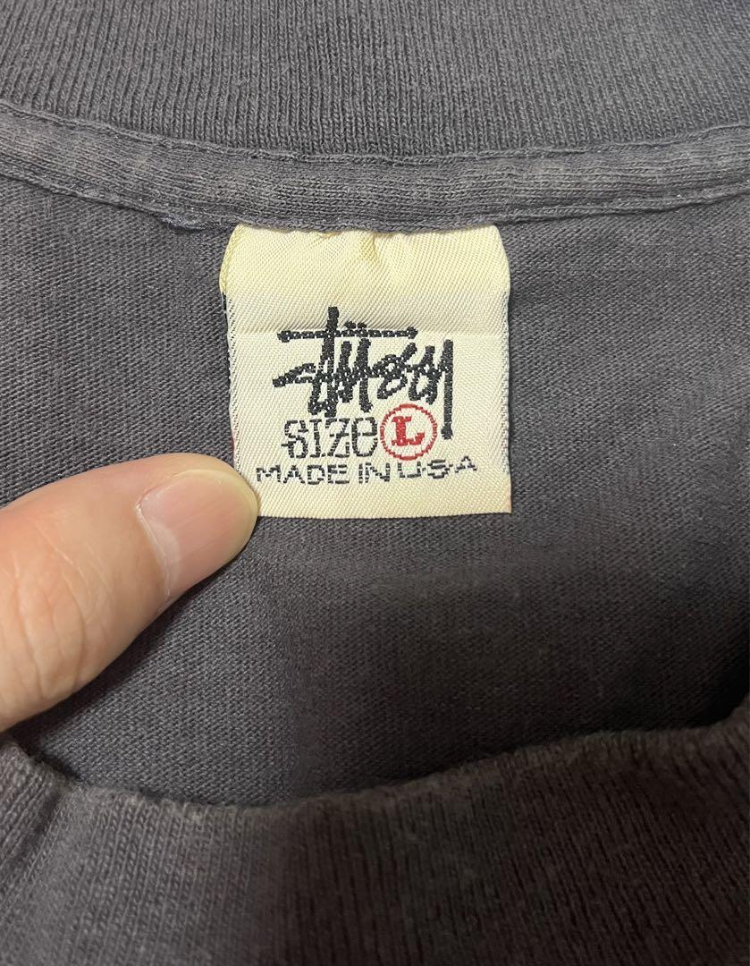USA製old stussy ステューシー 90's 白タグ tシャツ L 画像3