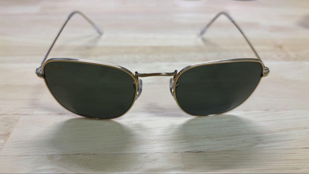 通販 Ray-Ban ゴールドフレーム サングラス グリーンレンズ 小物