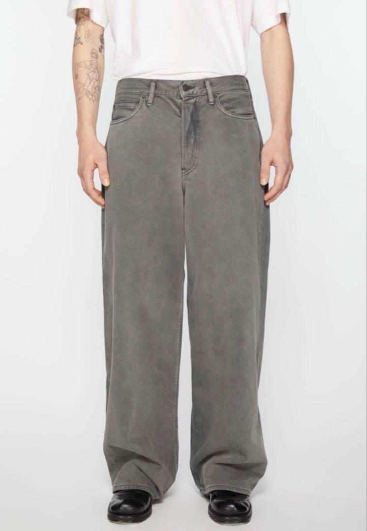 Acne studios 1981m ルーズフィットデニム グレー　44