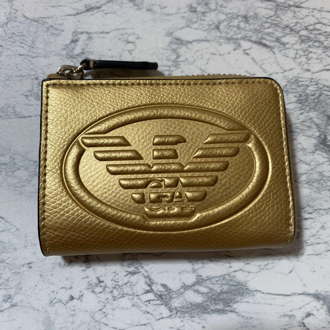 【新品・未使用】Emporio Armani 二つ折り財布 再販予定無し