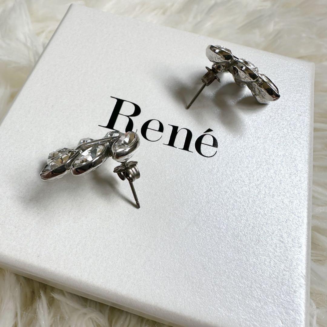 着用3回】Rene♡ルネ リーフピアス 月桂樹モチーフ