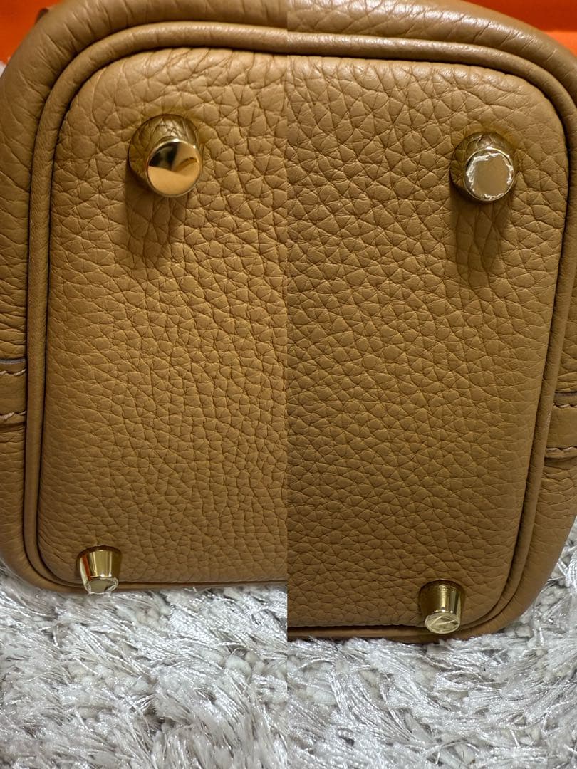 エルメス ピコタンロックPM ビスキュイ Z刻印 ゴールド金具 エルメス ピコタンロックPM ビスキュイ Z刻印 ゴールド金具