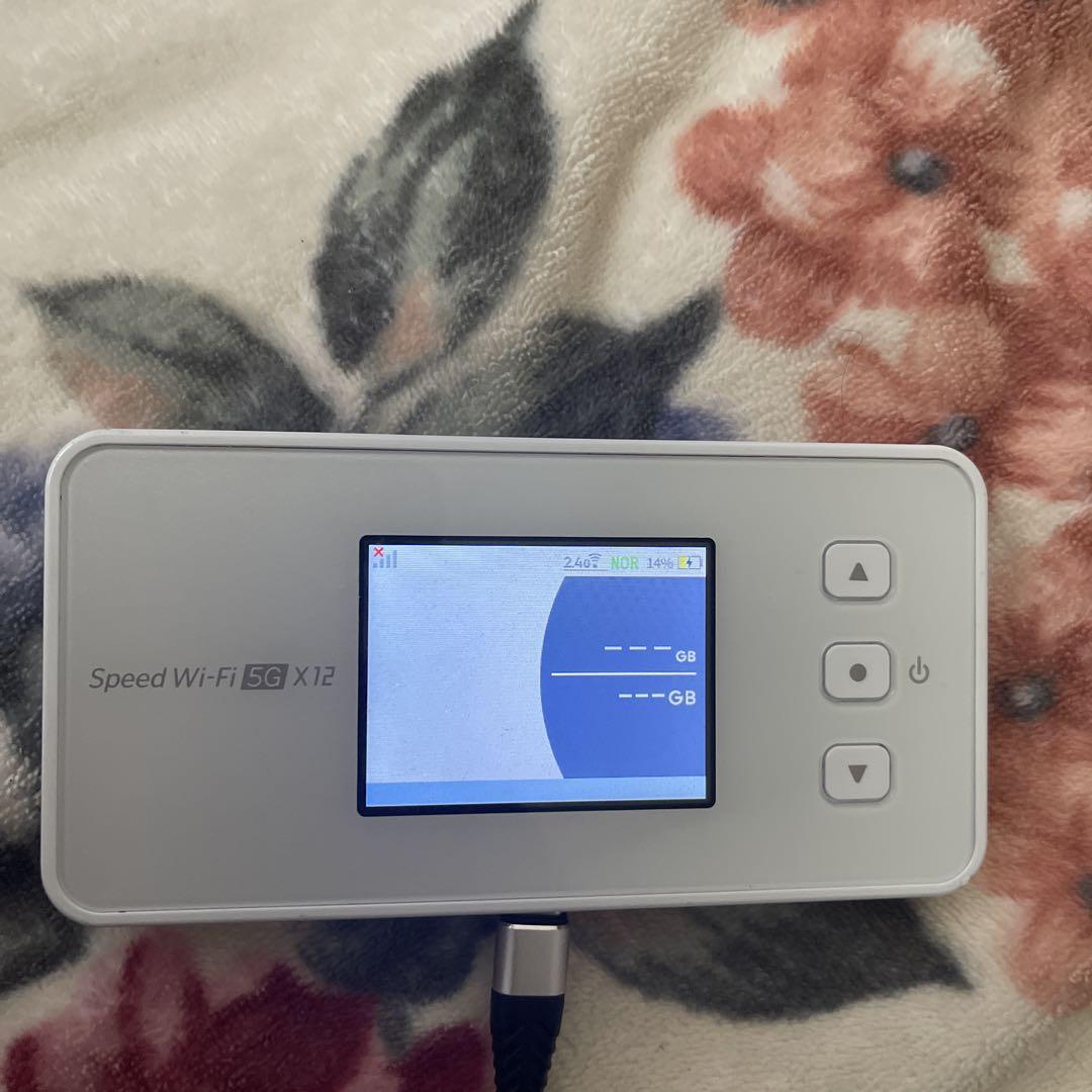 Speed Wi-Fi 5G X12 モバイルルーター