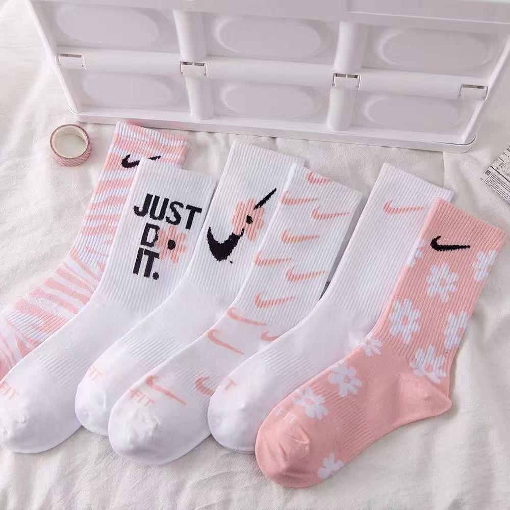 nike ナイキ 靴下 ソックス 6足セット NIKE - 6足セット ナイキ ソックス ホワイト 21-23cmの通販 by
