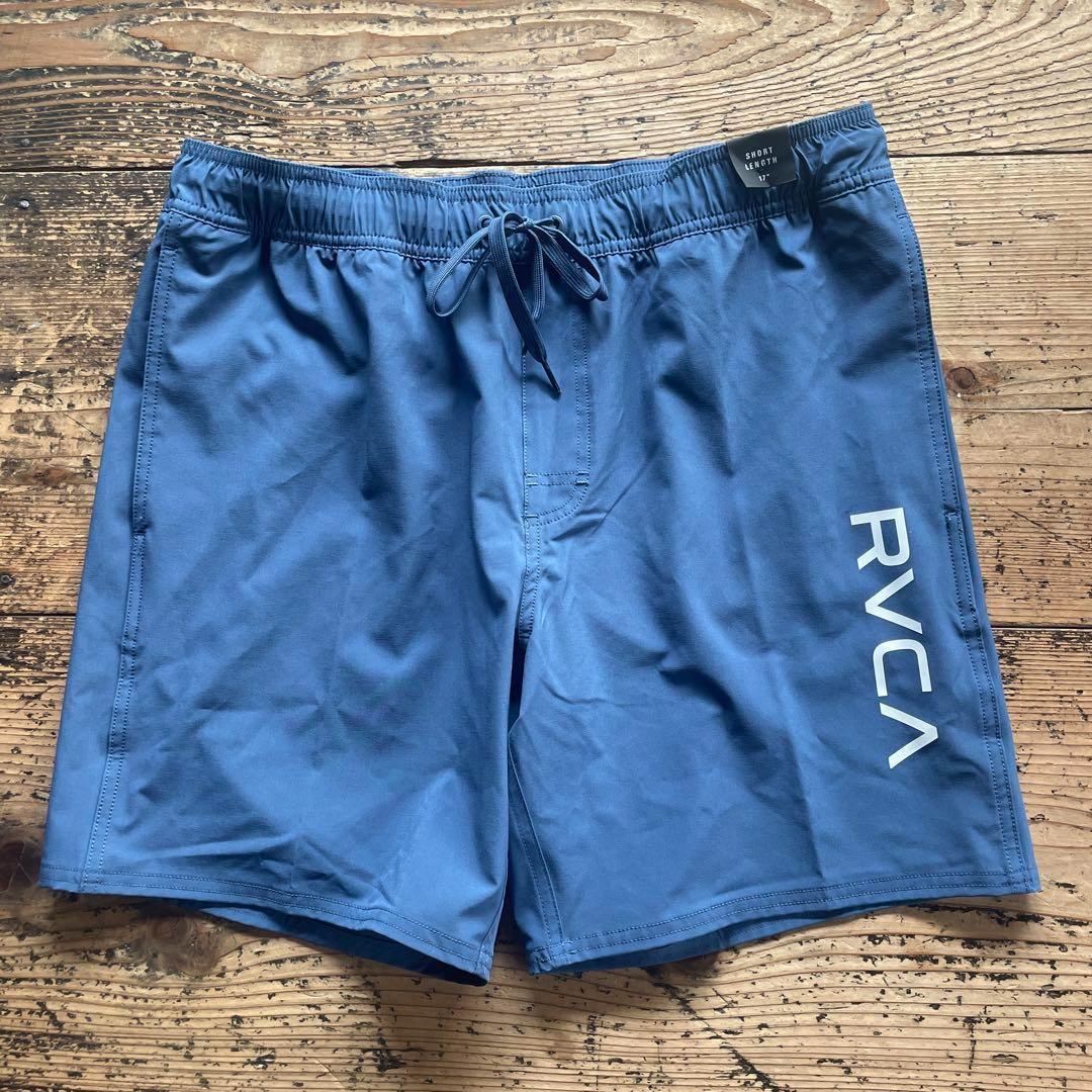 新品 RVCA ルーカ 水陸両用ボードショーツ 青系 L 25ss - メルカリ