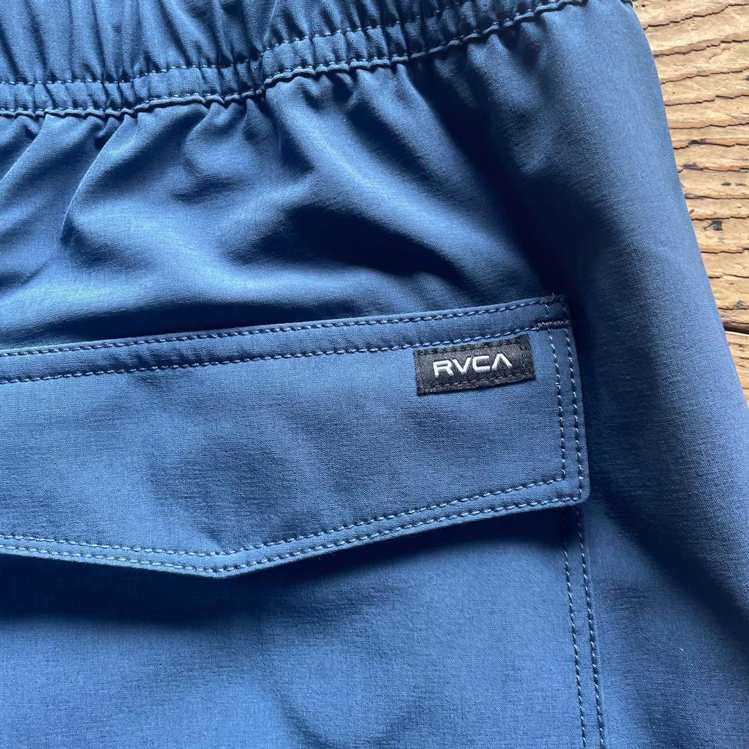 新品 RVCA ルーカ　水陸両用ボードショーツ　青系 L 25ss