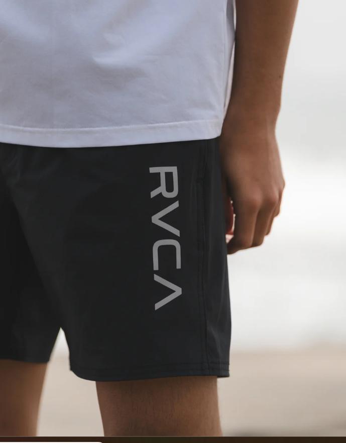 新品 RVCA ルーカ　水陸両用ボードショーツ　青系 L 25ss
