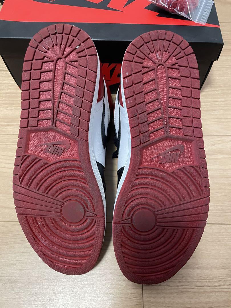 ナイキ JORDAN 1 OG BLACK TOE 555088-125
