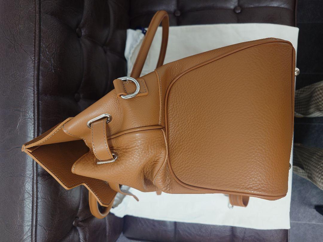 PELLE MORBIDA ペッレモルビダ 被せ付ボストンバッグ