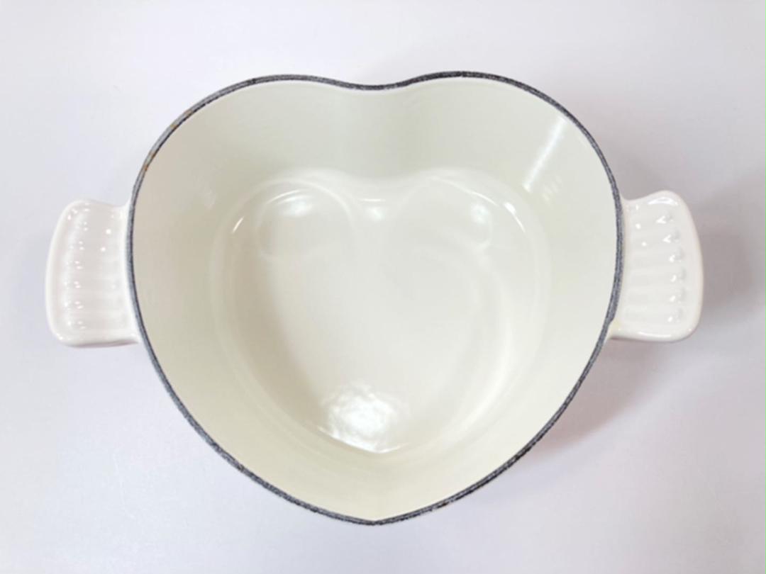 ホワイト系割引 LE CREUSET ル・クルーゼ ココットダムール パウダー