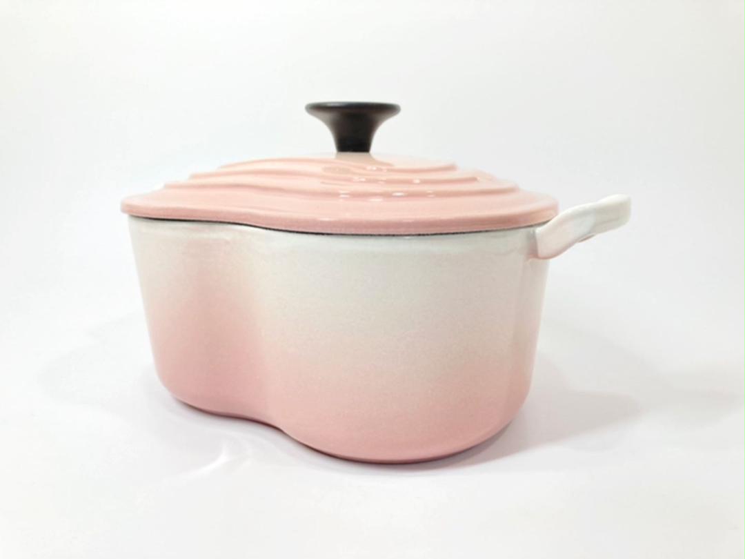 ホワイト系割引 LE CREUSET ル・クルーゼ ココットダムール パウダー