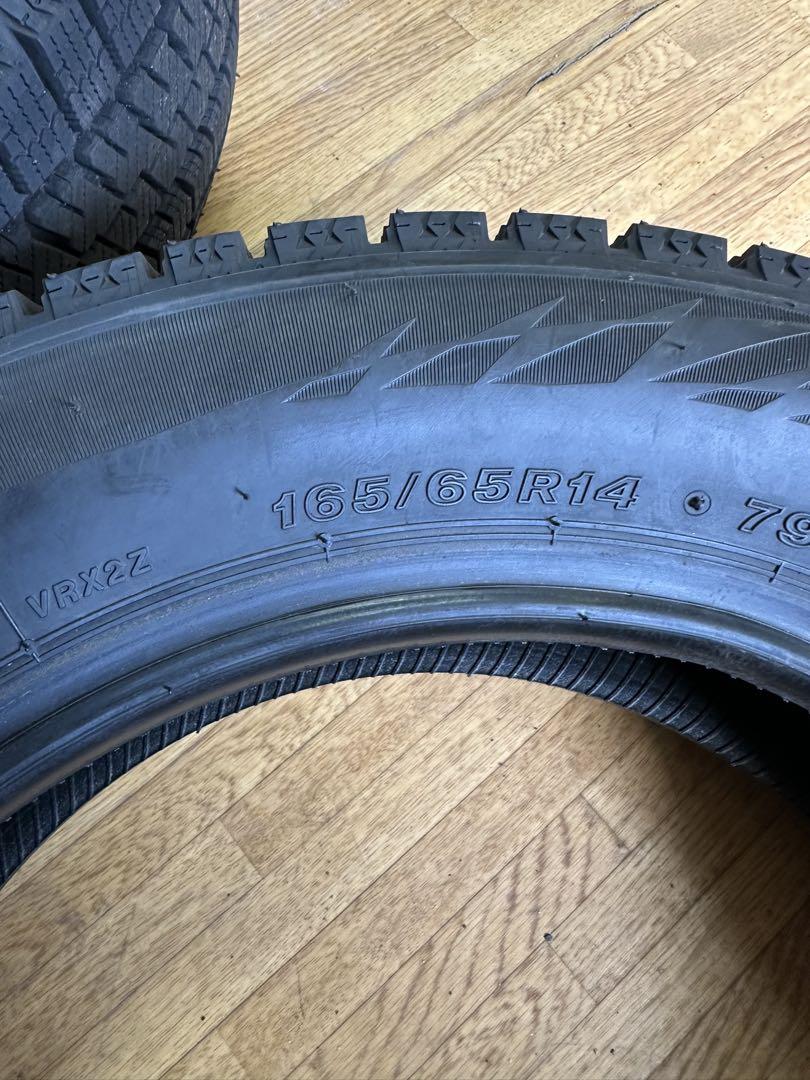 ブリヂストン 165/65R14 冬タイヤ4本 22.23年(1-6)