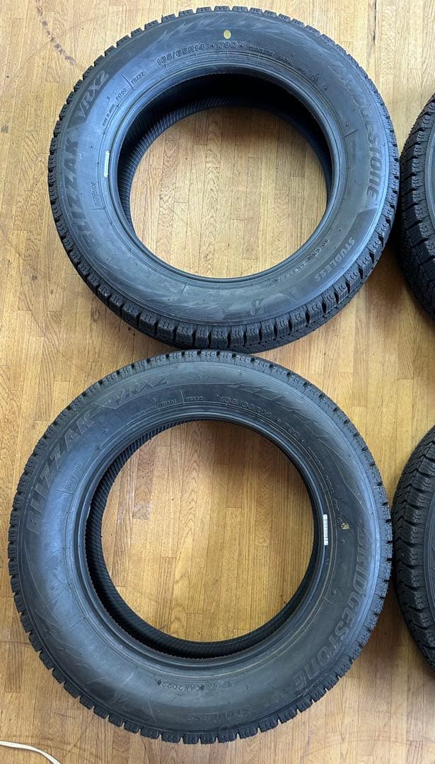 ブリヂストン 165/65R14 冬タイヤ4本 22.23年(1-6)