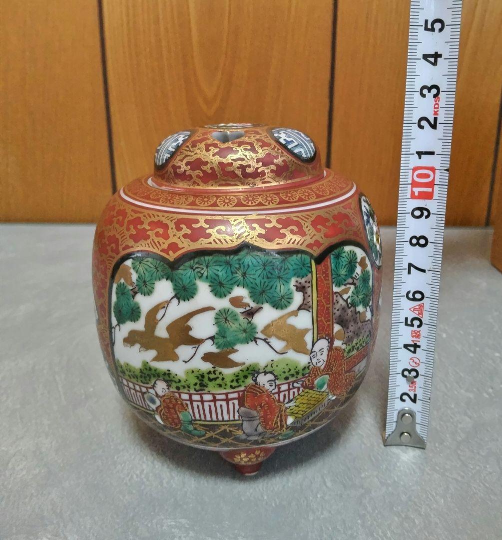 花鳥風月 香枦 香櫨 九谷庄三 木箱付き