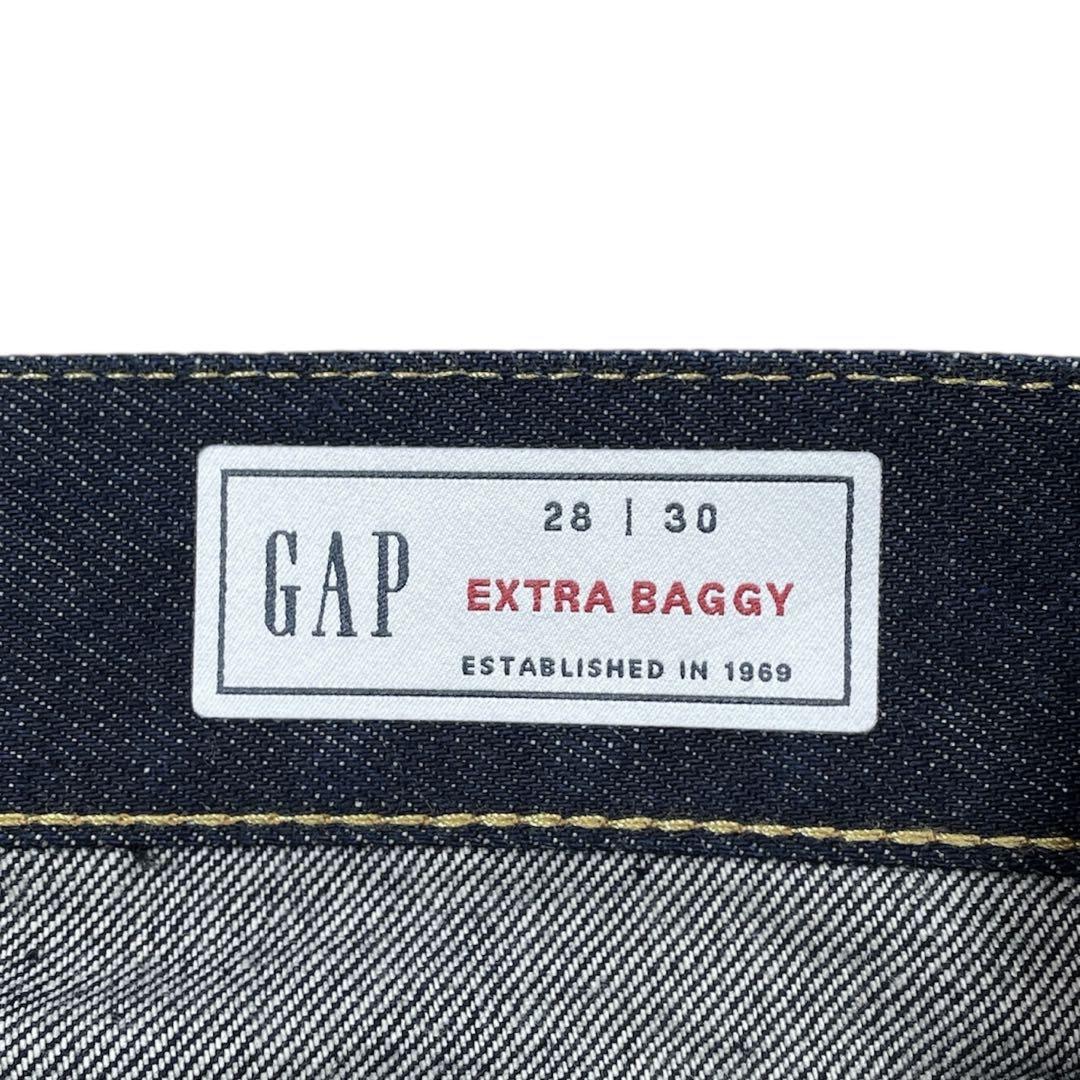 GAP 28/30 スーパーバギーデニム　ダークリンス　大人気完売品 GAP 28W30L スーパーバギーデニム ダークリンス 大人気完売