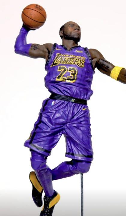 McFarlane 20th NBA 2K19 Lebron James Figure Purple Lakers NTWRK Exclusive