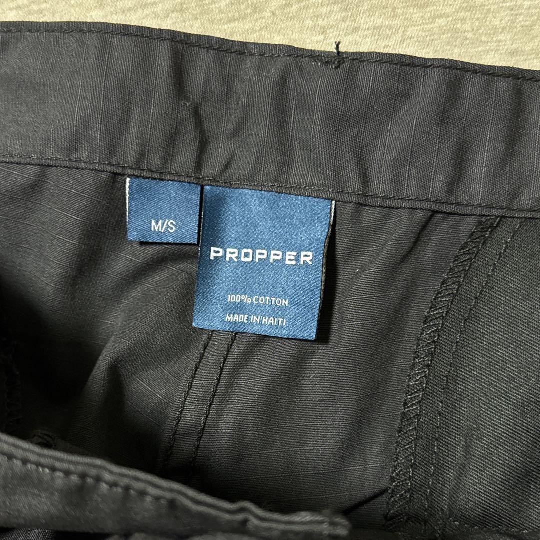 プロッパー PROPPER BDUカーゴパンツ ブラック リップストップ