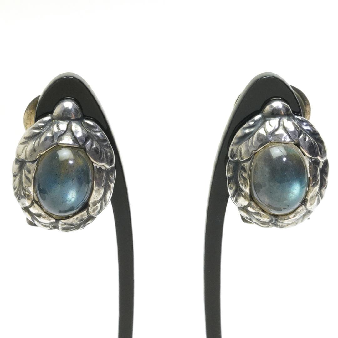 ジョージジェンセン 1997 イヤリング ラブラドライト 2 SV925