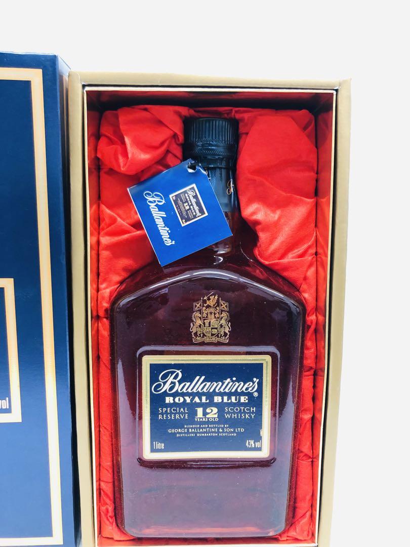 古酒 サントリーウイスキー バランタイン ロイヤルブルー12年 1L
