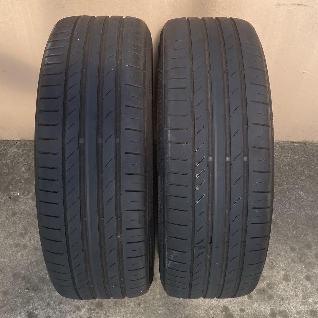 ①22年製 溝4mm弱 コンチネンタル 195/45R17