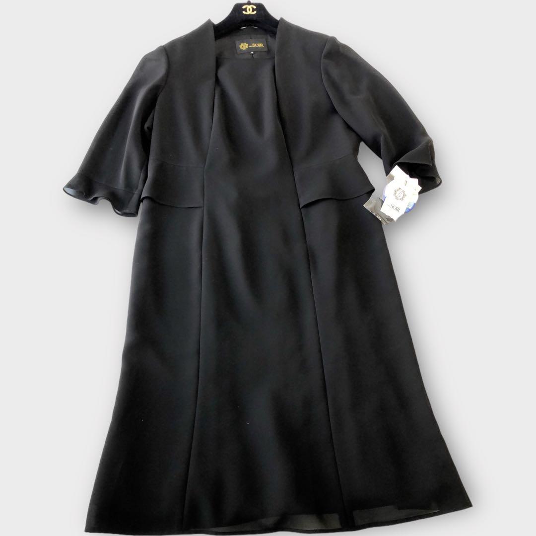 美品 東京SOIR ワンピース 冠婚葬祭 フォーマル ソワール XL サイズ