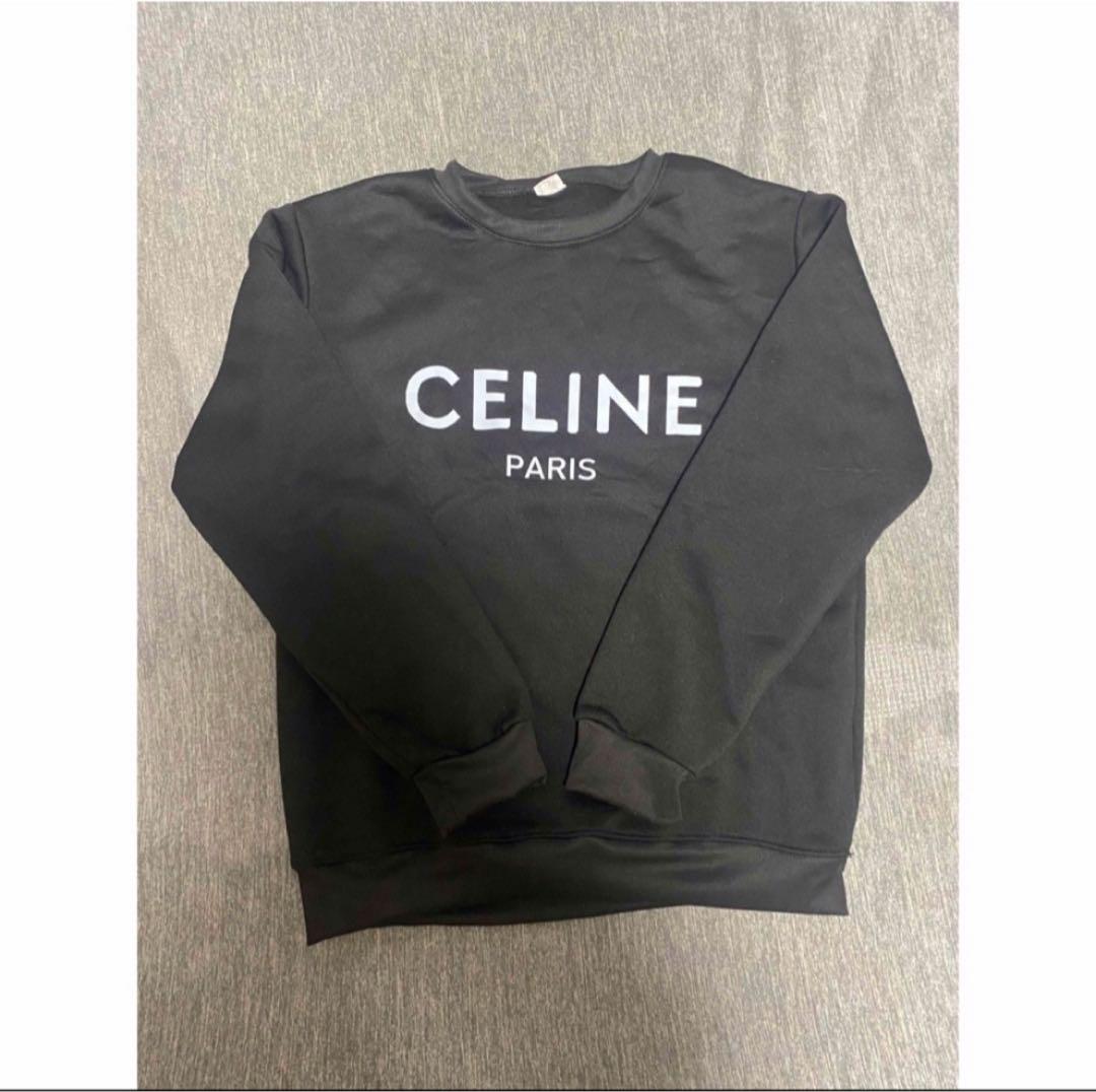 新品未使用★krsaid最終価格★トレーナースウェットCELINEロゴ