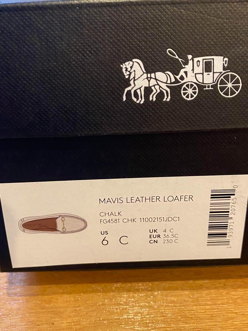 COACH コーチ FG4581 ビットローファー レザー シボ革