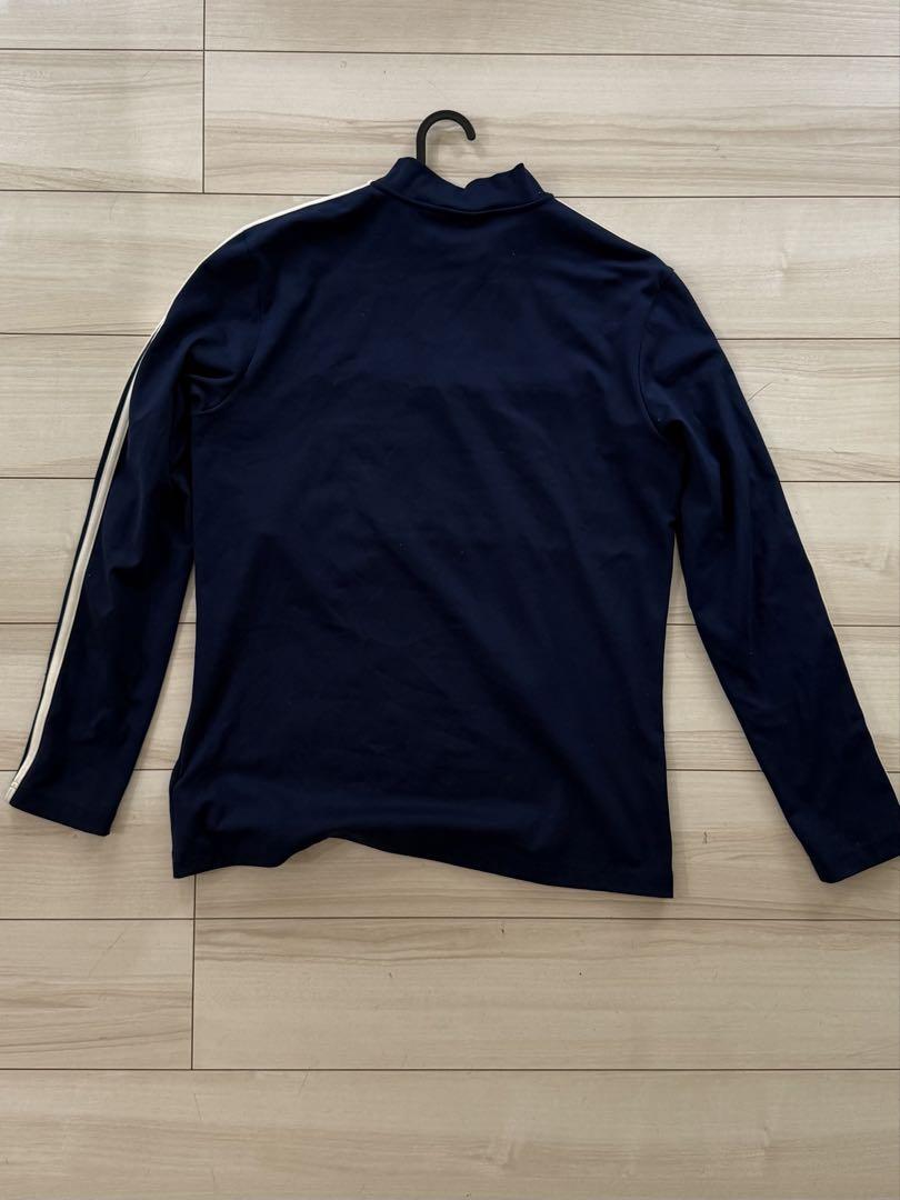 adidas ハーフジップ