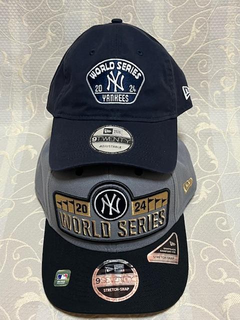 【激安通販 オンラインショップ】 NYヤンキース2024WS＆ポストシーズン/NEWERA9シリーズ2組限定 応援グッズ