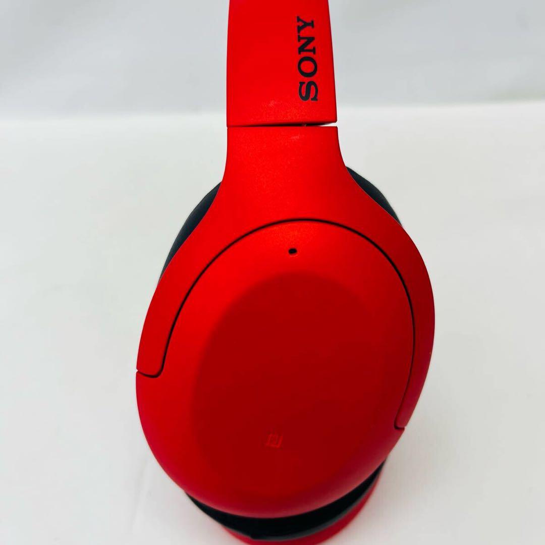 SONY WH-H910N ワイヤレスヘッドフォン レッド　h.ear on 3