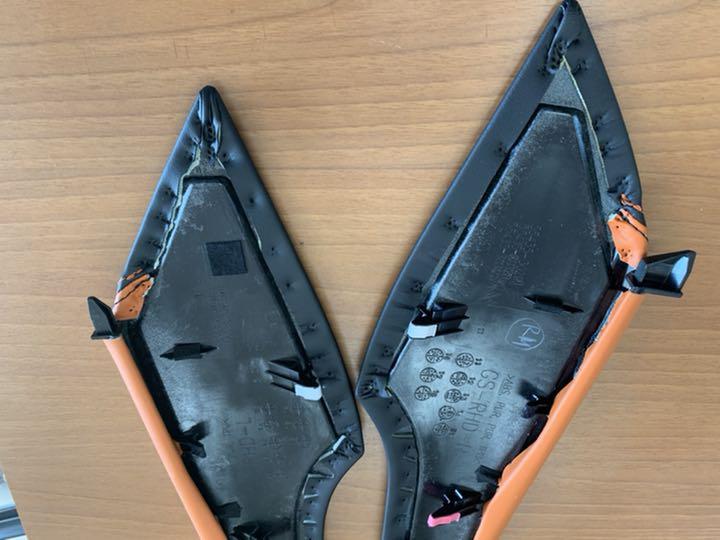らくらくメ≎ 値下げ不可 純正 内装パネル 黒 オレンジ ACEKL-m28128520812 URL10 レクサス GS F ください